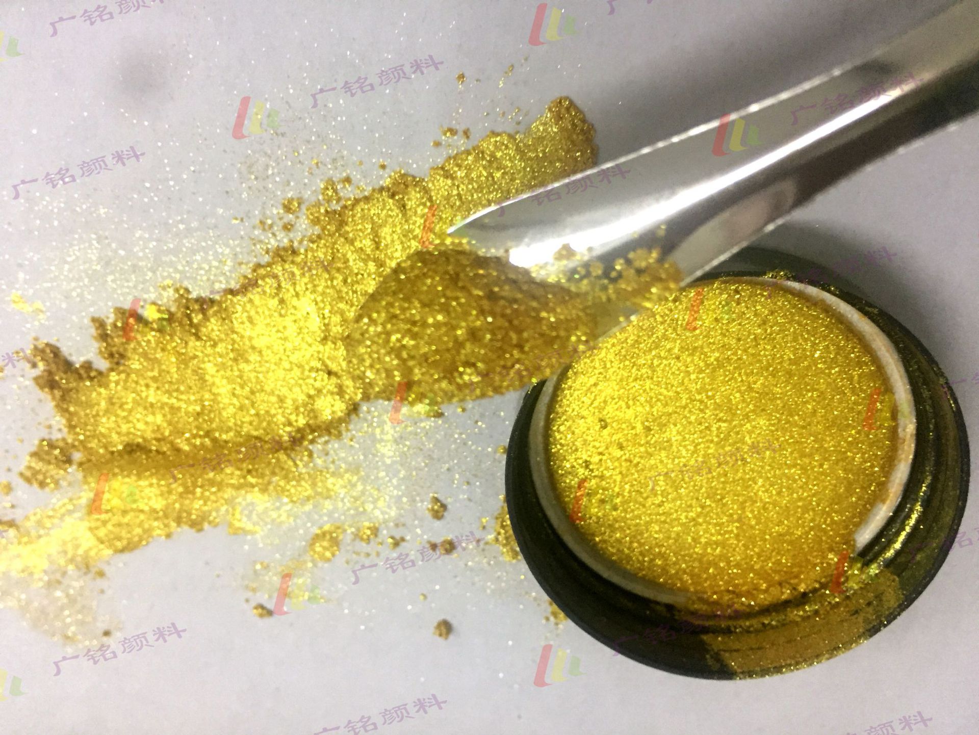 超级黄金粉 24k高纯金色珠光粉 800目匹克金