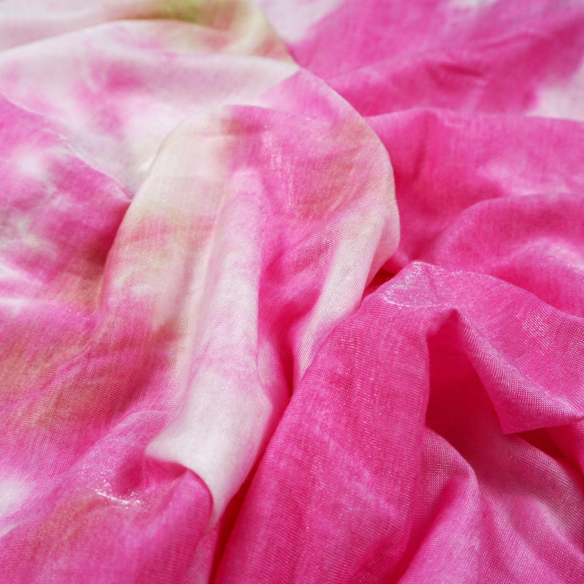 针织扎染面料 帆布扎染 雪纺扎染春夏t恤女装面料 彩色渐变