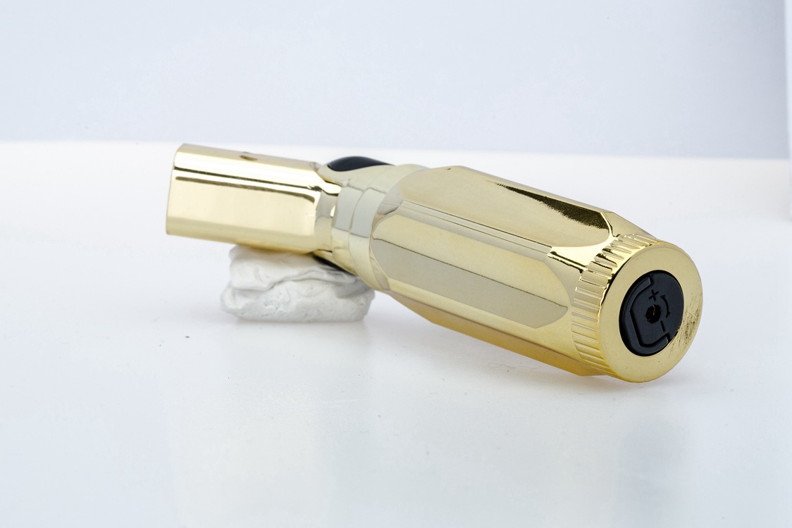 bs106四直冲红火防风打火机 带挂扣四喷头烟斗雪茄充气火机点火枪