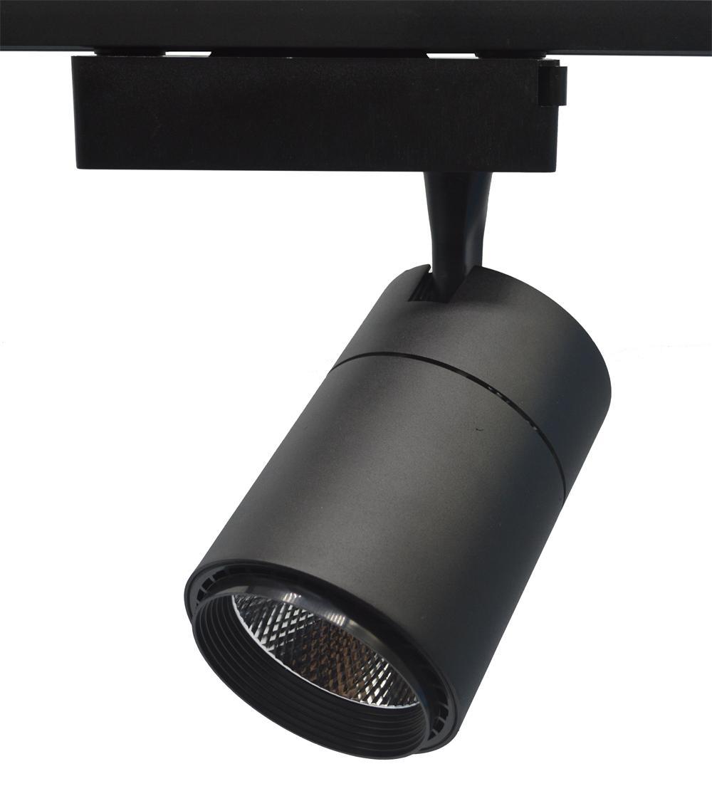 cob射灯led轨道灯10w20w30w36w服装店展厅背景射灯导轨灯吸顶射灯