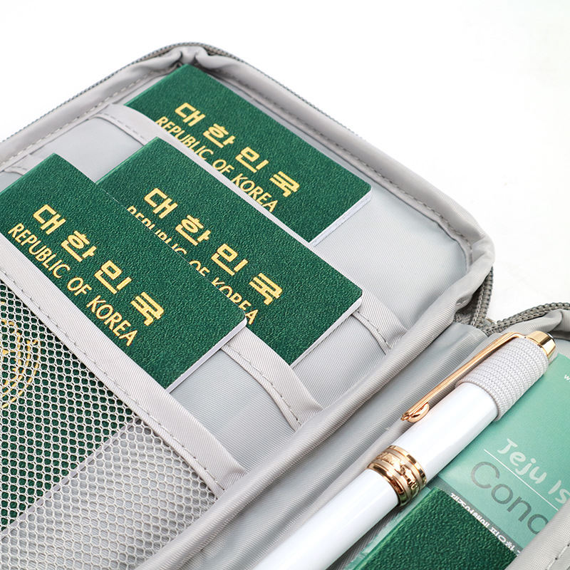 Botta Design Multifunctional Id Bag Passport Case Id Storage Bag Ticket Clip Travel Buggy Bag Card Holder