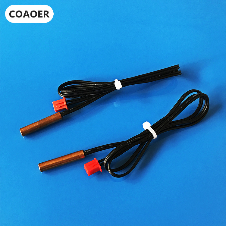 ntc热敏电阻感温探头5k3470 10k 15k 20k 50k 铜头温度传感器