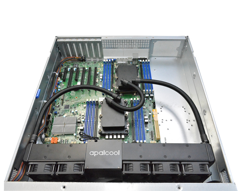 厂家直供 服务器水冷散热 2u双路cpu强劲 server液冷散热方案客制