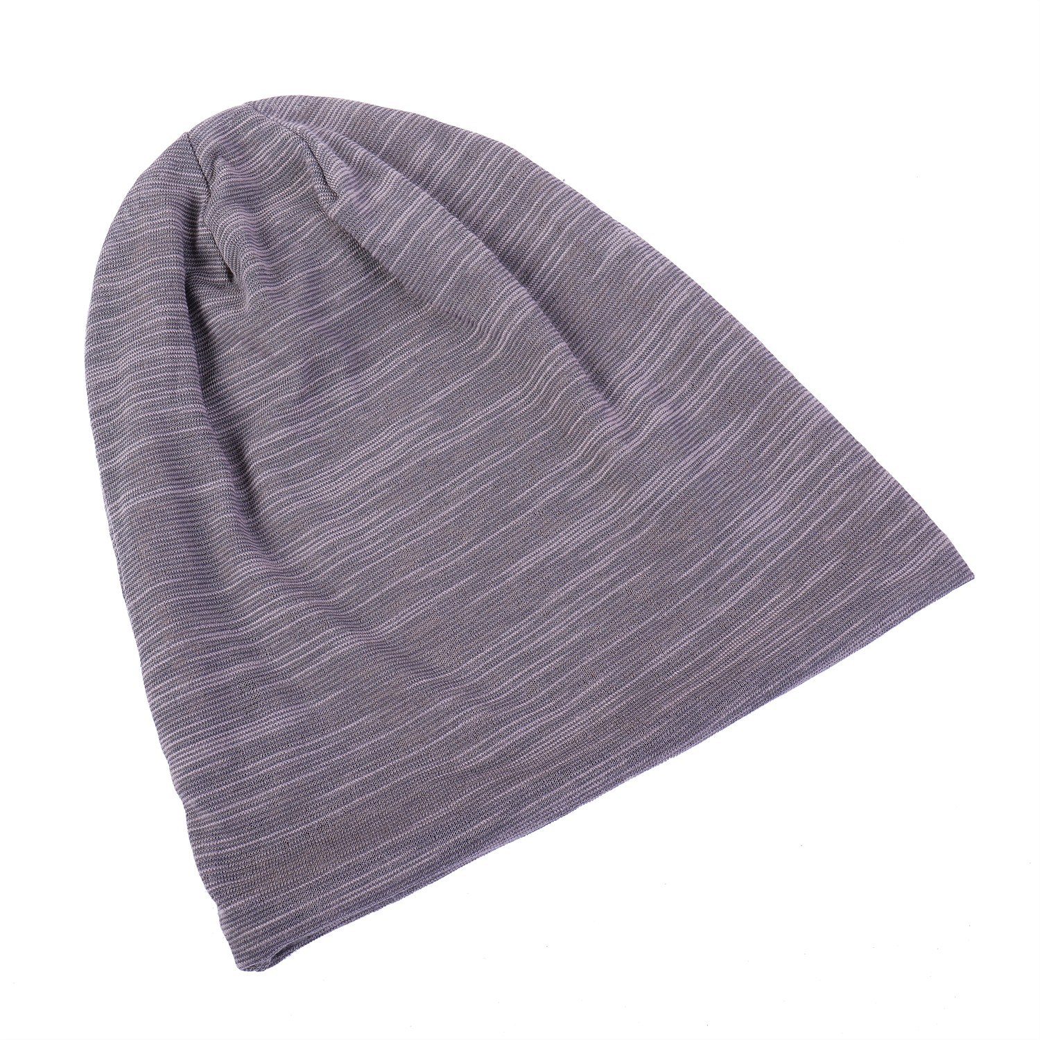 2019年秋冬季欧美时尚纯色线条涤棉保暖套头帽子出行百搭一件代发