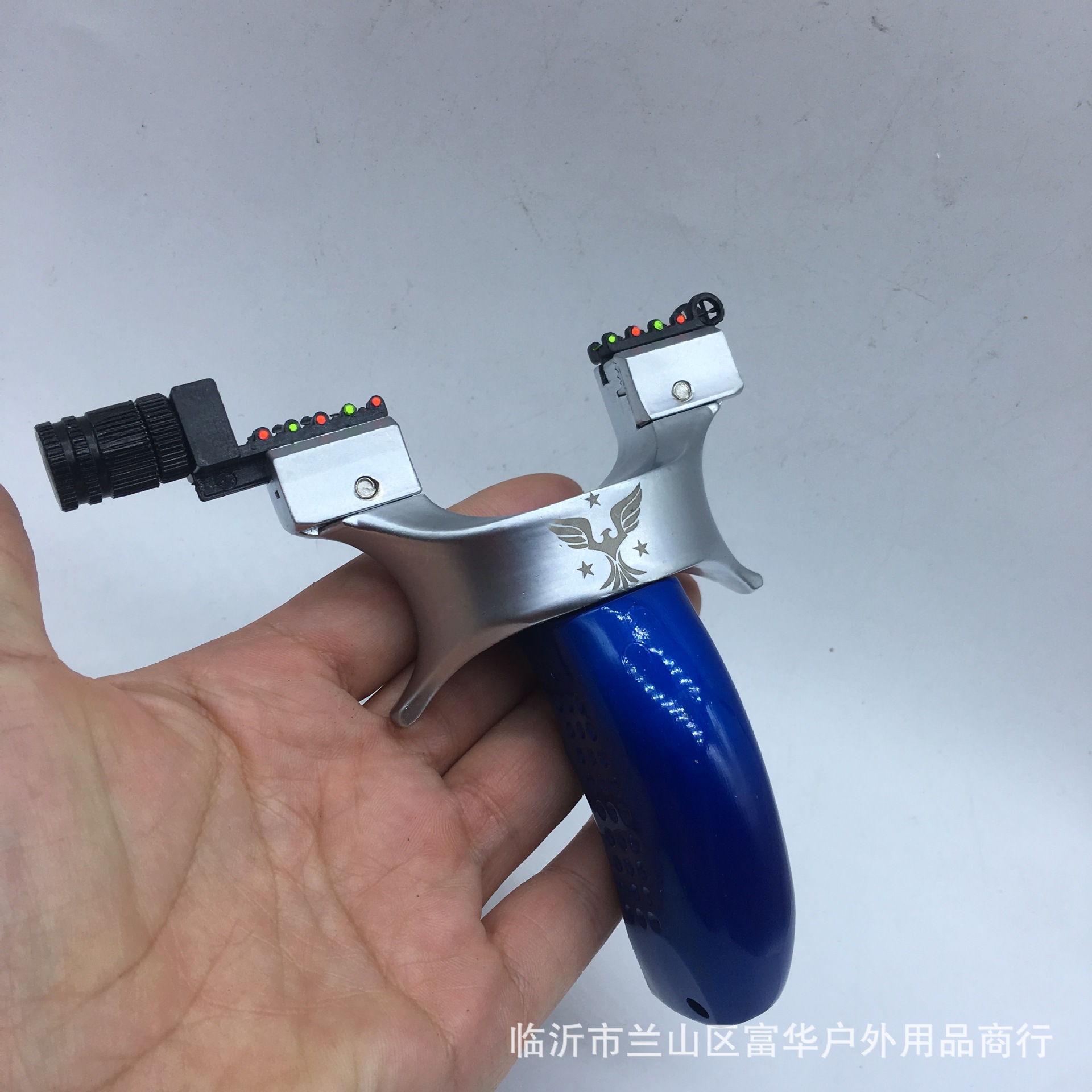 新款天蓬元帅手感王扁皮弹弓精准灯瞄快压反曲合金弹弓厂家批发