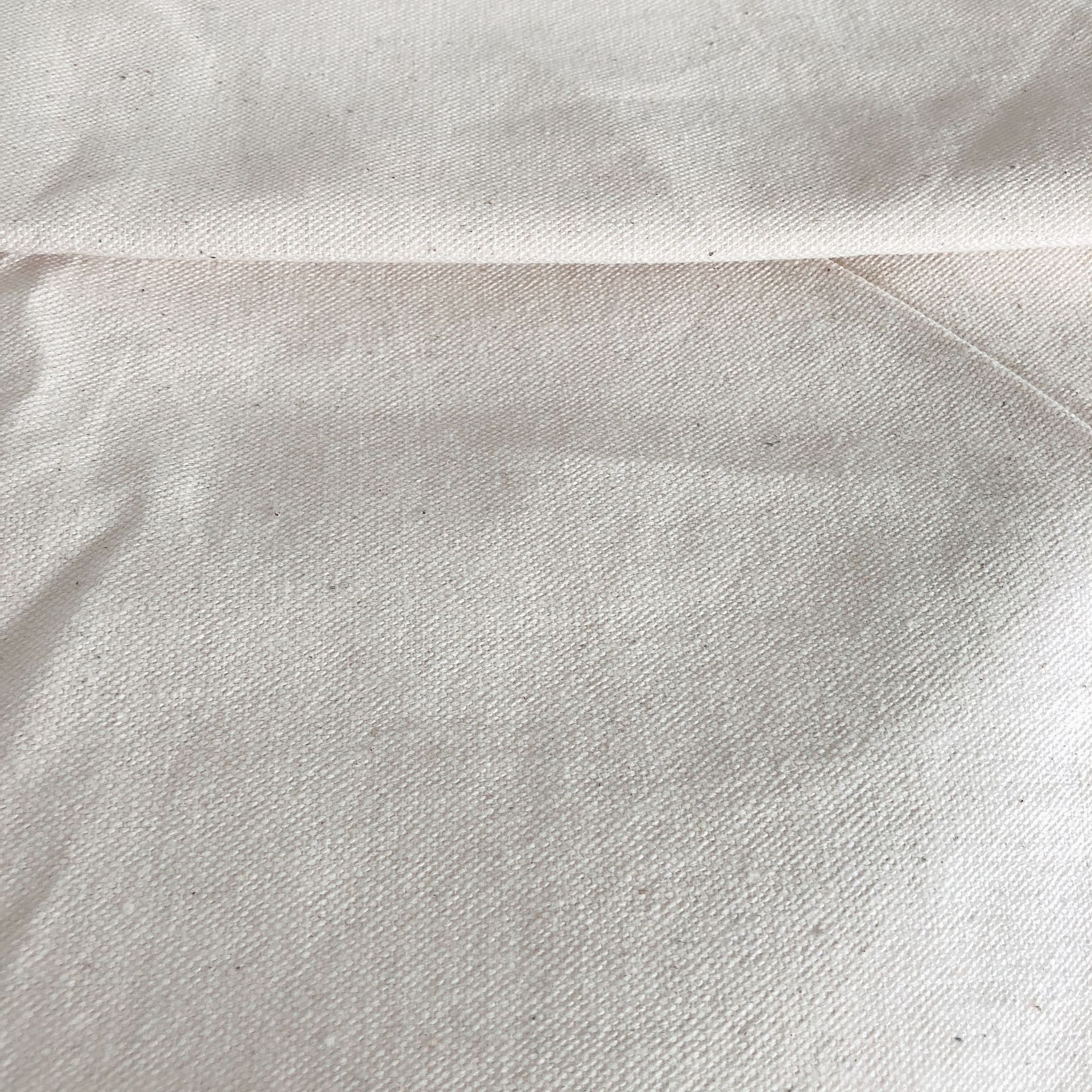 10安棉白2*1帆布布料 手提袋手套劳保布料