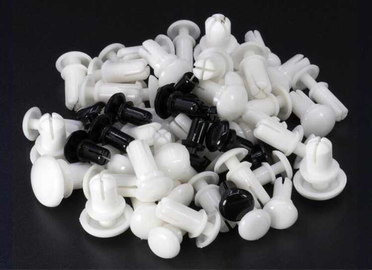 尼龙铆钉按压式塑料铆钉r型 pc板铆钉塑胶卡扣塑料子母铆钉