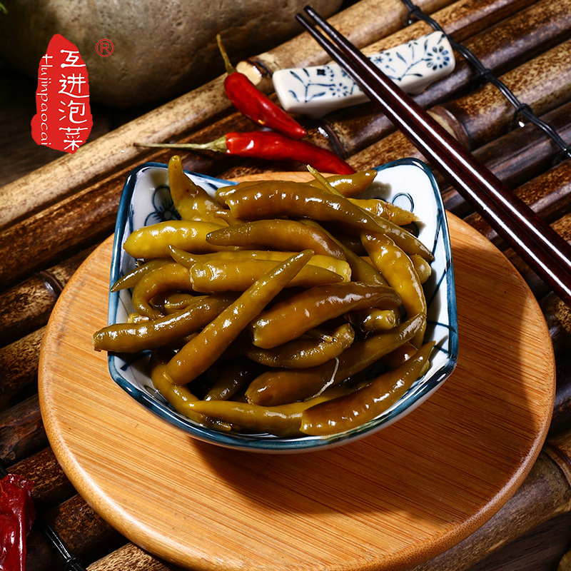 泡野山椒四川老坛泡椒超辣酸辣椒10kg厂家批发川菜调味料辣椒加工