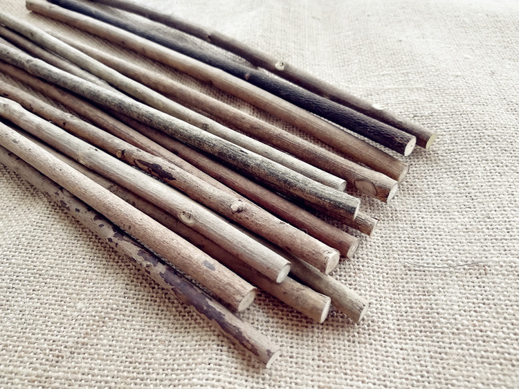 长树枝 小树枝 小木棒 幼儿园装饰材料 diy小木棍 长20cm 30cm