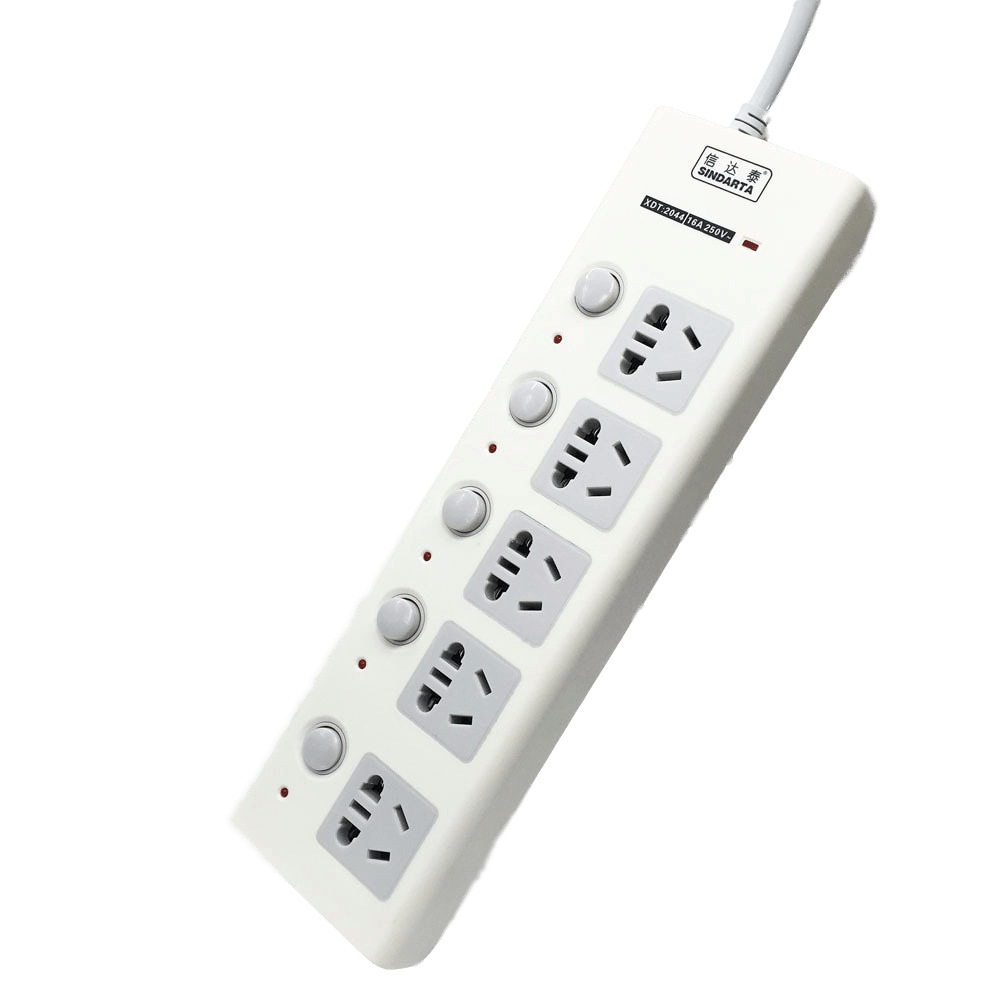 大功率插座 多功能安全家用排插接线板 新国标带线开关电源插排