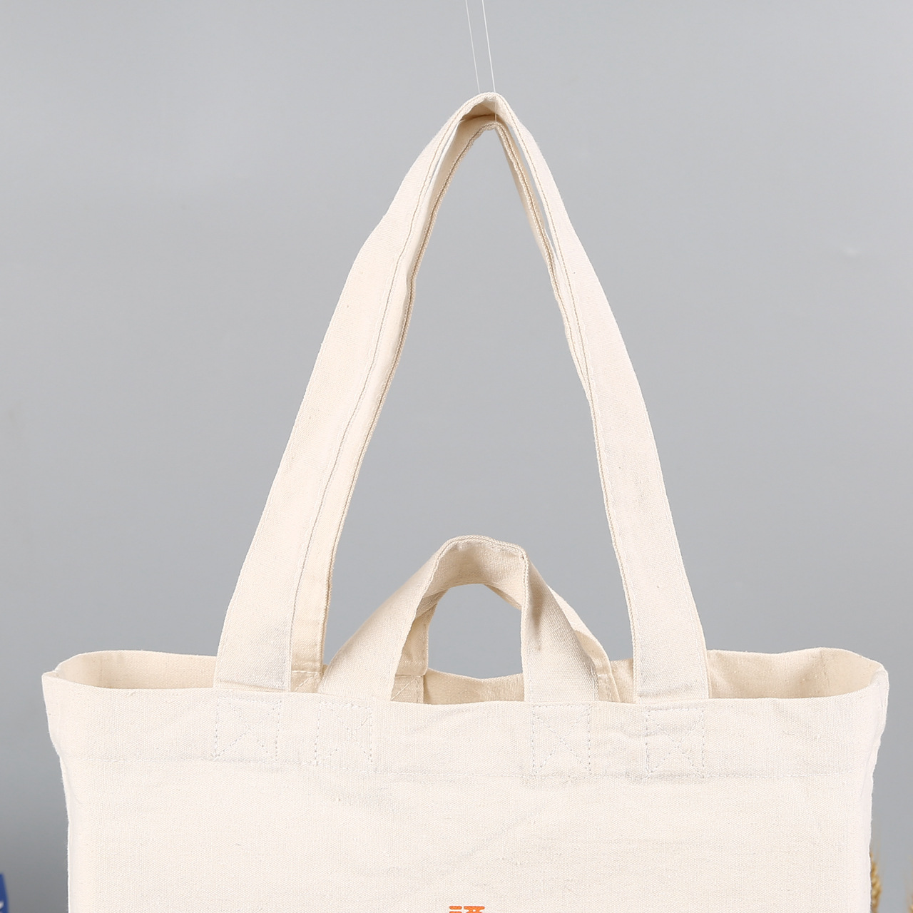 手提购物帆布袋定做单肩帆布包广告宣传礼品棉布袋定制印刷logo