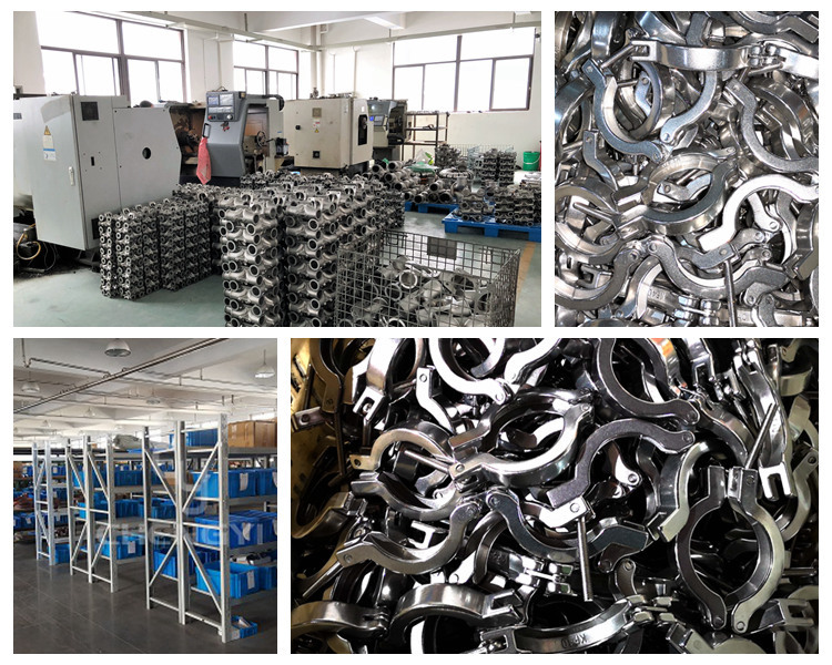 卫生级卡箍 双销卡箍 不锈钢卡箍 304卡箍 精铸卡箍