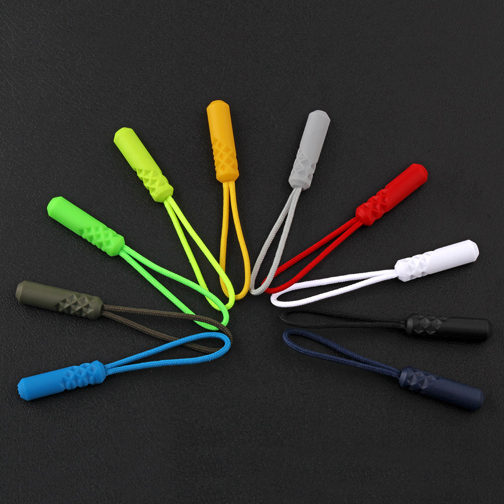 【十七】圆柱头拉头 服装塑料拉链拉头拉绳 箱包拉链头拉尾绳子