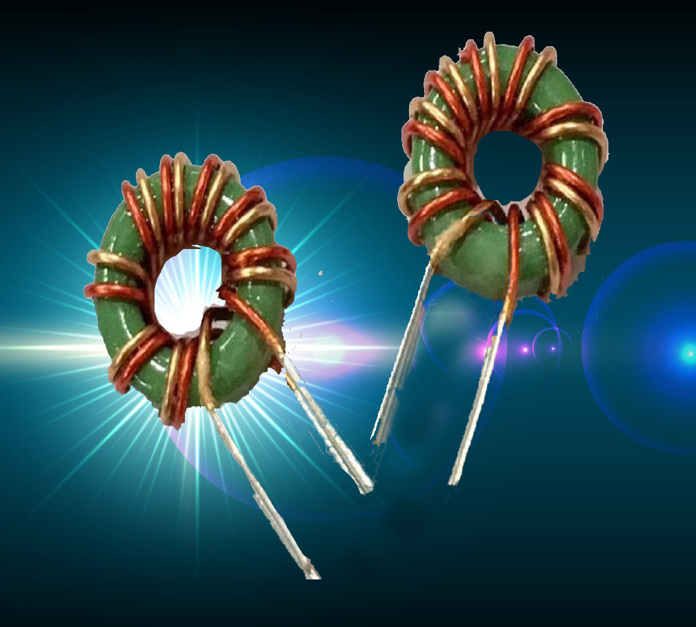 优质共模绕线磁环电感251512双线08线径立式插件