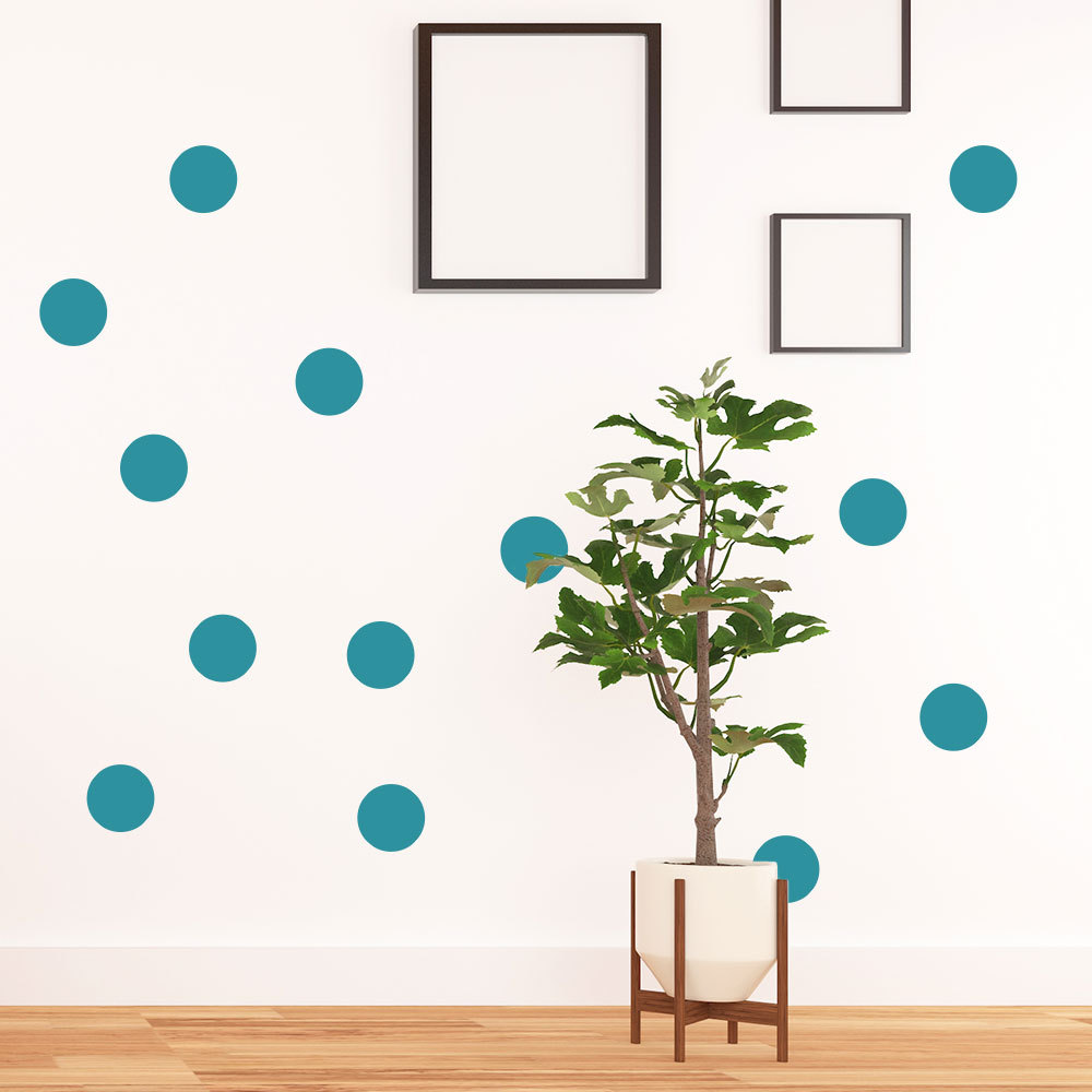 高端亚金材料金色圆点艺术墙贴 客厅卧室儿童房个性装饰贴纸批发