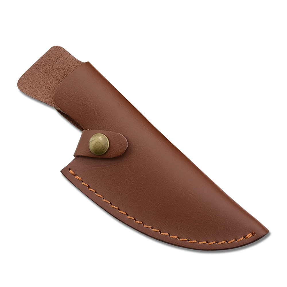 户外便携式剔骨刀刀套 厨房环保刀具皮套 二层牛皮革保护刀套