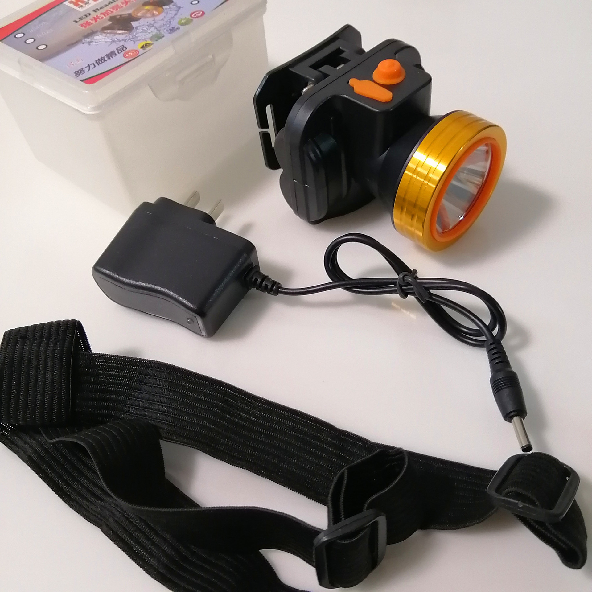 防水led头灯强光双锂电大功率大w瓦数钓鱼灯狩猎野钓电筒厂家批发