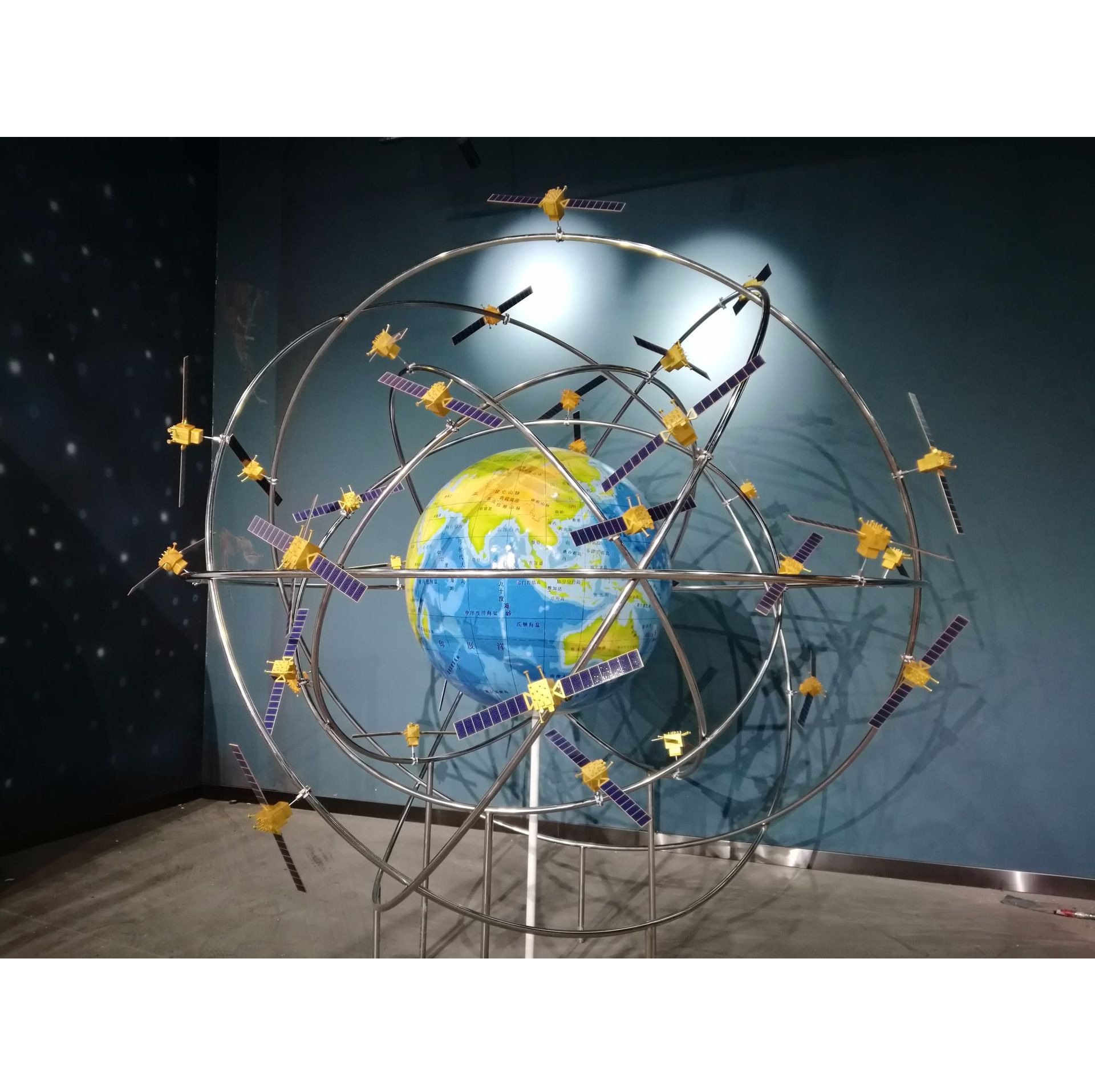中国现代卫星系列之十四:北斗导航卫星星座 科技馆 航天科普馆