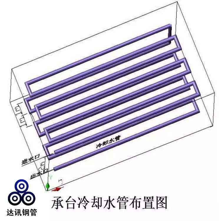 承台冷却管厂家 32/48冷却管弯头 钳压式连接配件 冷却管批发