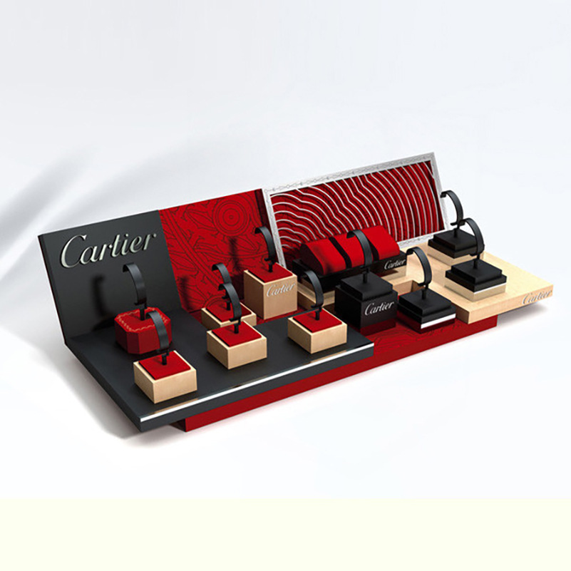 厂家批发手表展示架橱窗台位手表展示道具有机玻璃手表手环展示台