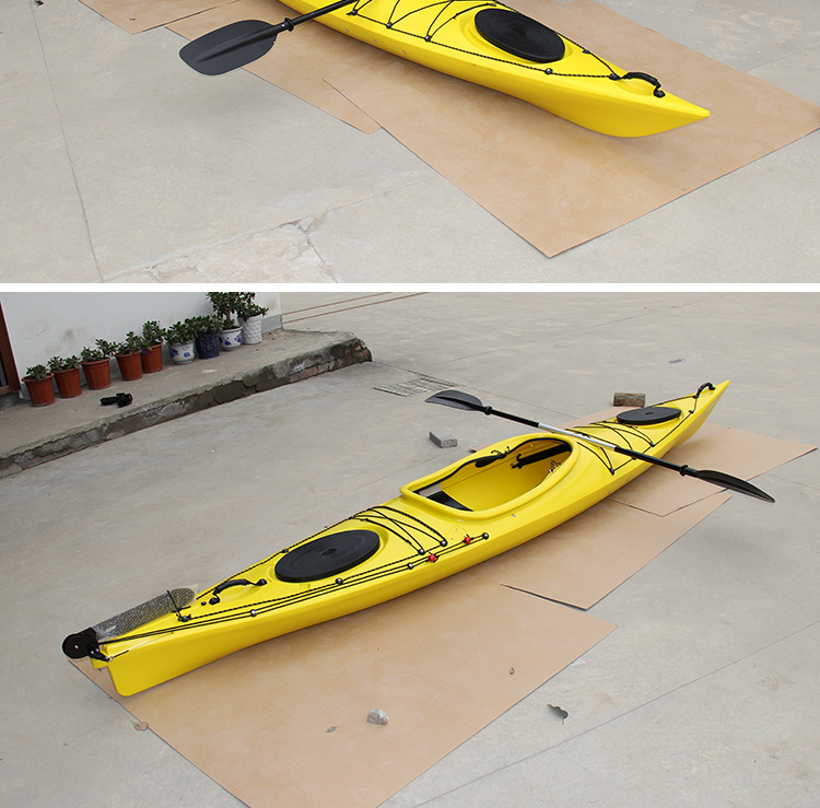 2米漂流艇座舱式皮划艇单人静水划艇独木舟