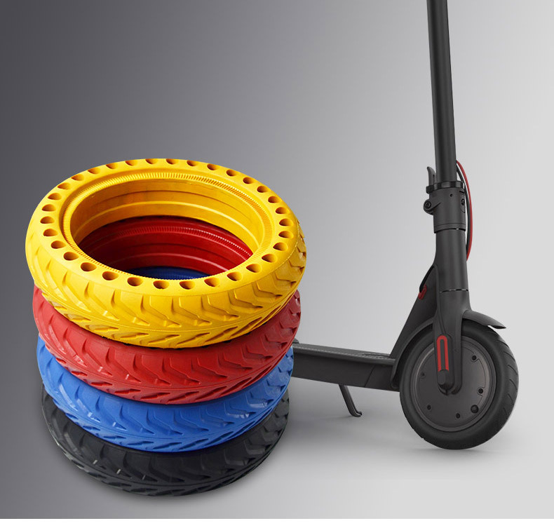 适用小米m365电动滑板车轮胎 8 1/2x2蜂窝实心胎8.5寸外胎防滑胎