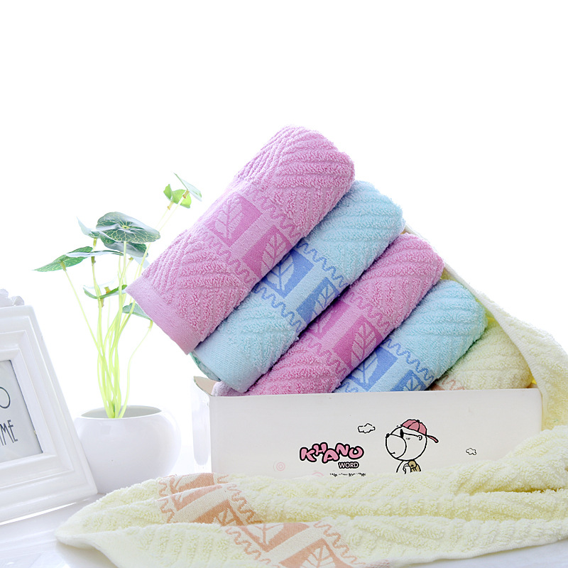义乌素色毛巾厂家摆地摊日用品毛巾批发酒店加厚棉巾定制logo