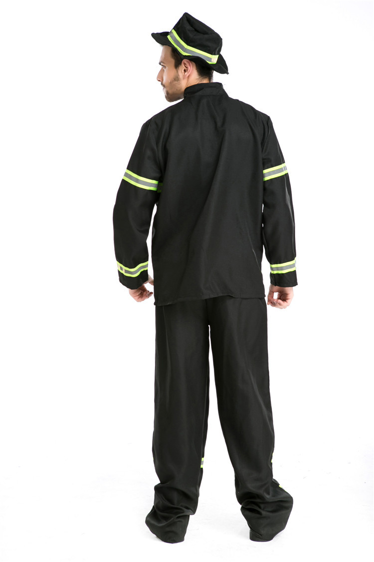 8697# 消防员制服男款 万圣节扮演服救火英雄消防员制服工作服