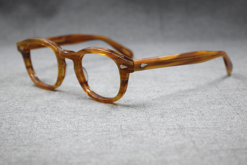 强尼戴普余文乐眼镜方大同潮人男女复古板材全框圆框近视眼镜架