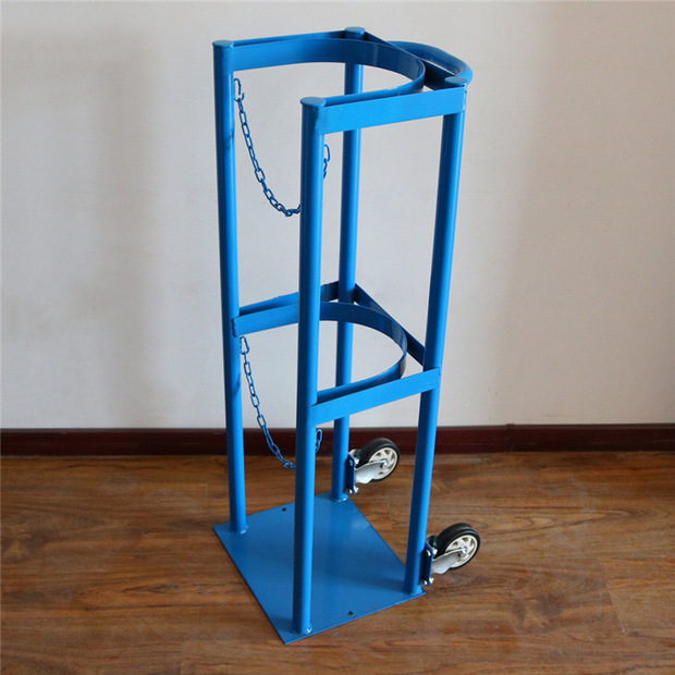专用固定气瓶支架40l氧气瓶罐固定架钢瓶存放架固定架子安全放置