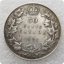 仿古工艺品加拿大 1921年纪念币银元