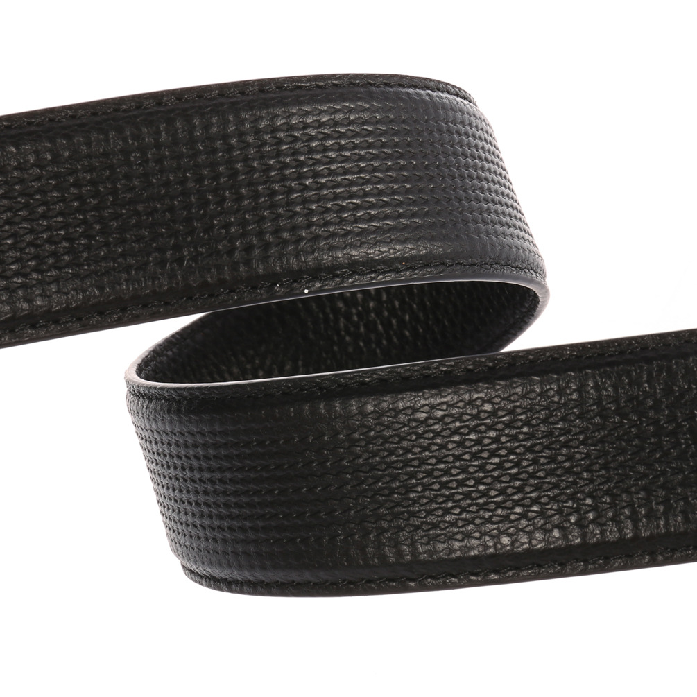 牛皮皮带 双面头层牛皮皮带条 男士自动扣皮带身ly35-3592