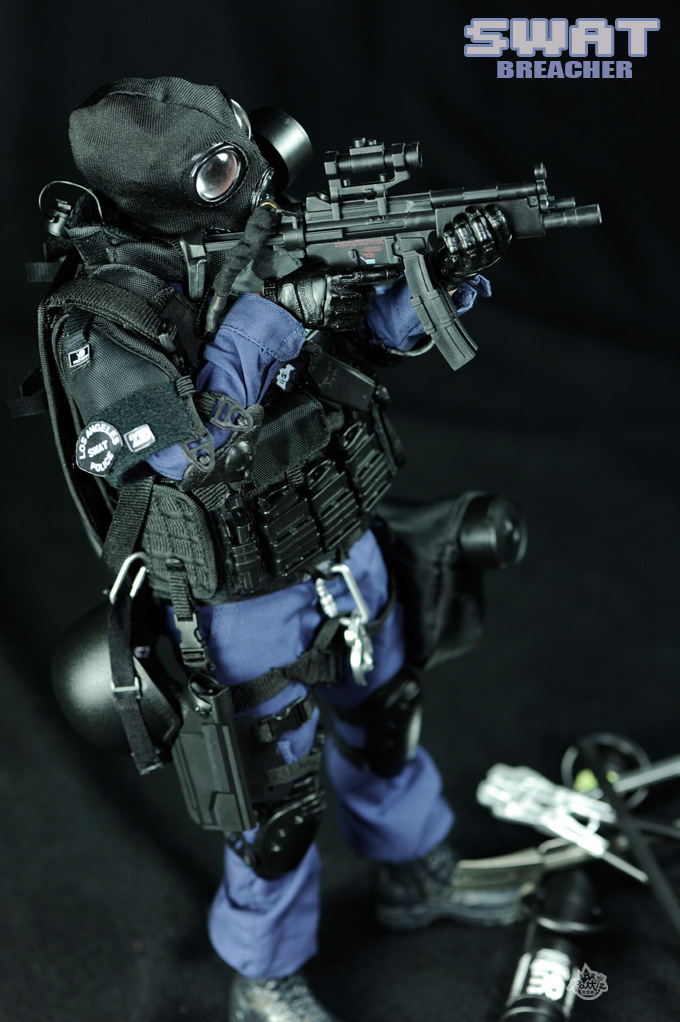 pattiz仿真工艺军事关节人偶 1/6比例te警swat兵人模型玩具