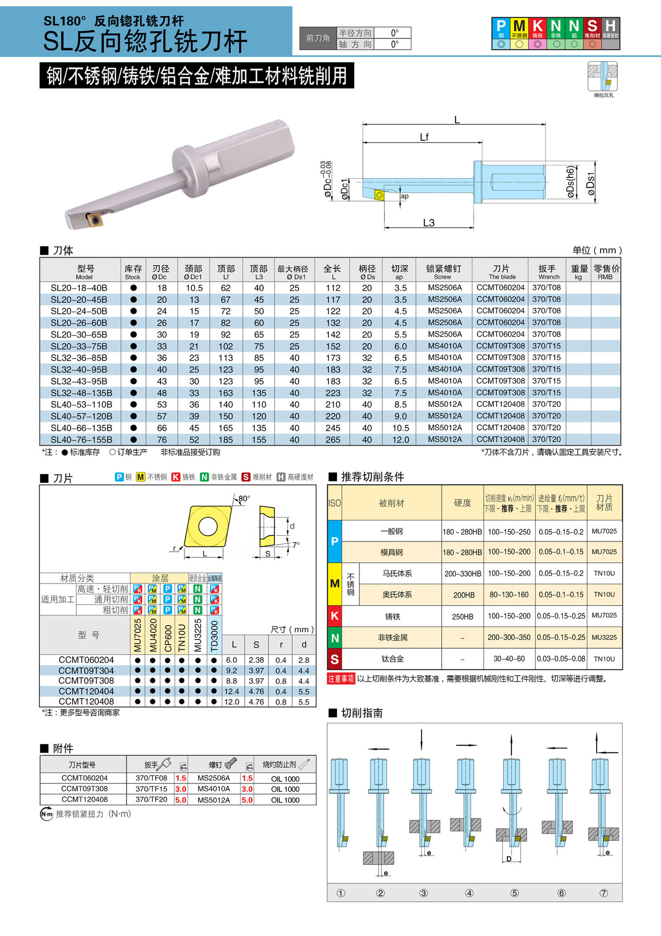 【批发】反刮沉孔刀 反面沉孔锪刀 背镗刀反向倒拉倒角铣刀杆