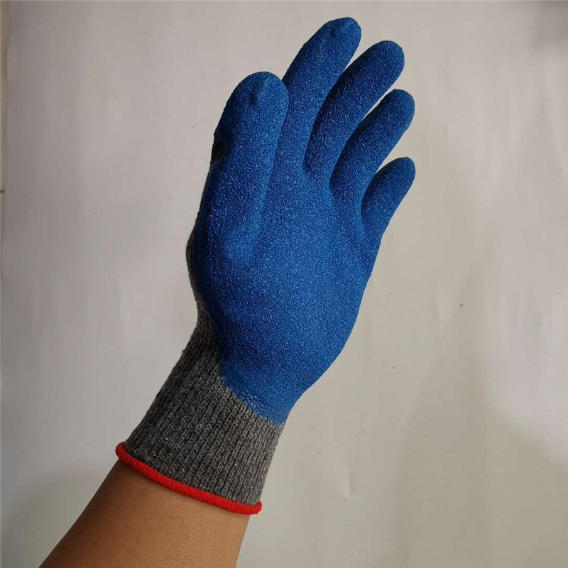 正品 织女星胶皮手套 蓝色涂层灰纱橡胶手套 防护手套-阿里巴巴