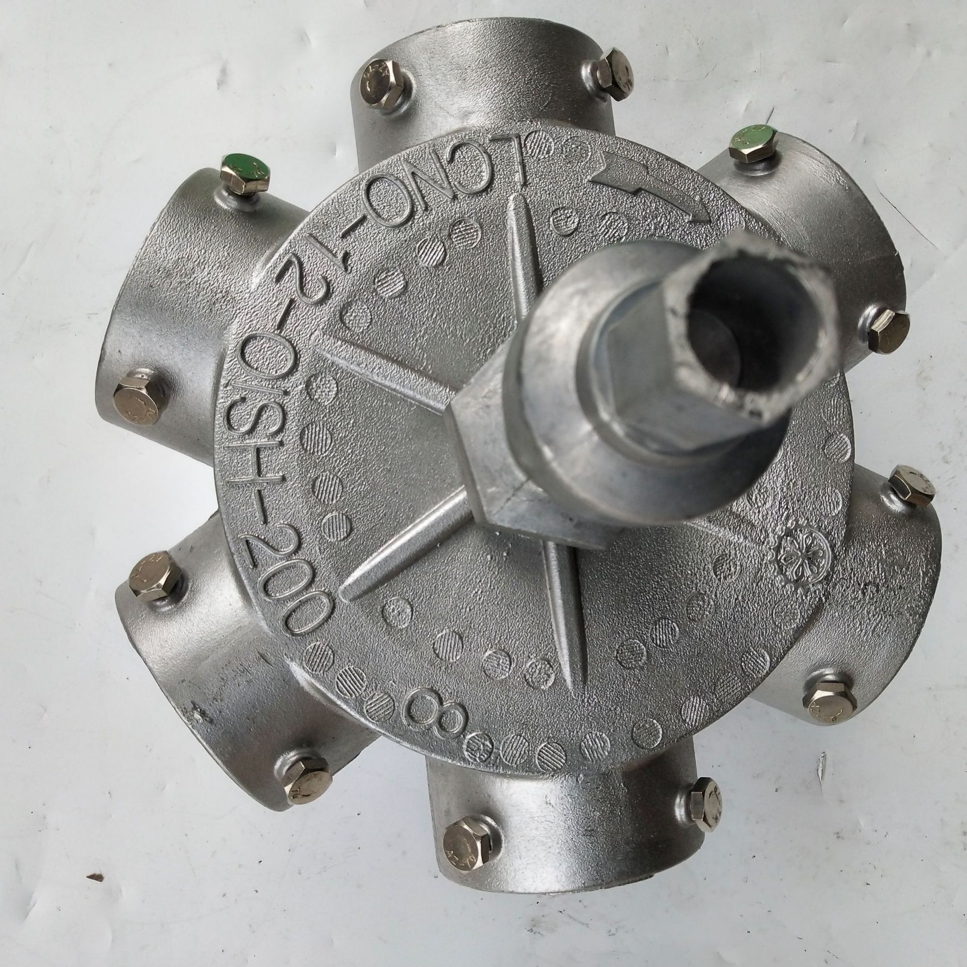 冷却塔洒水头销售供应 5寸水塔布水器 旋转铝转头冷却塔制冷配件