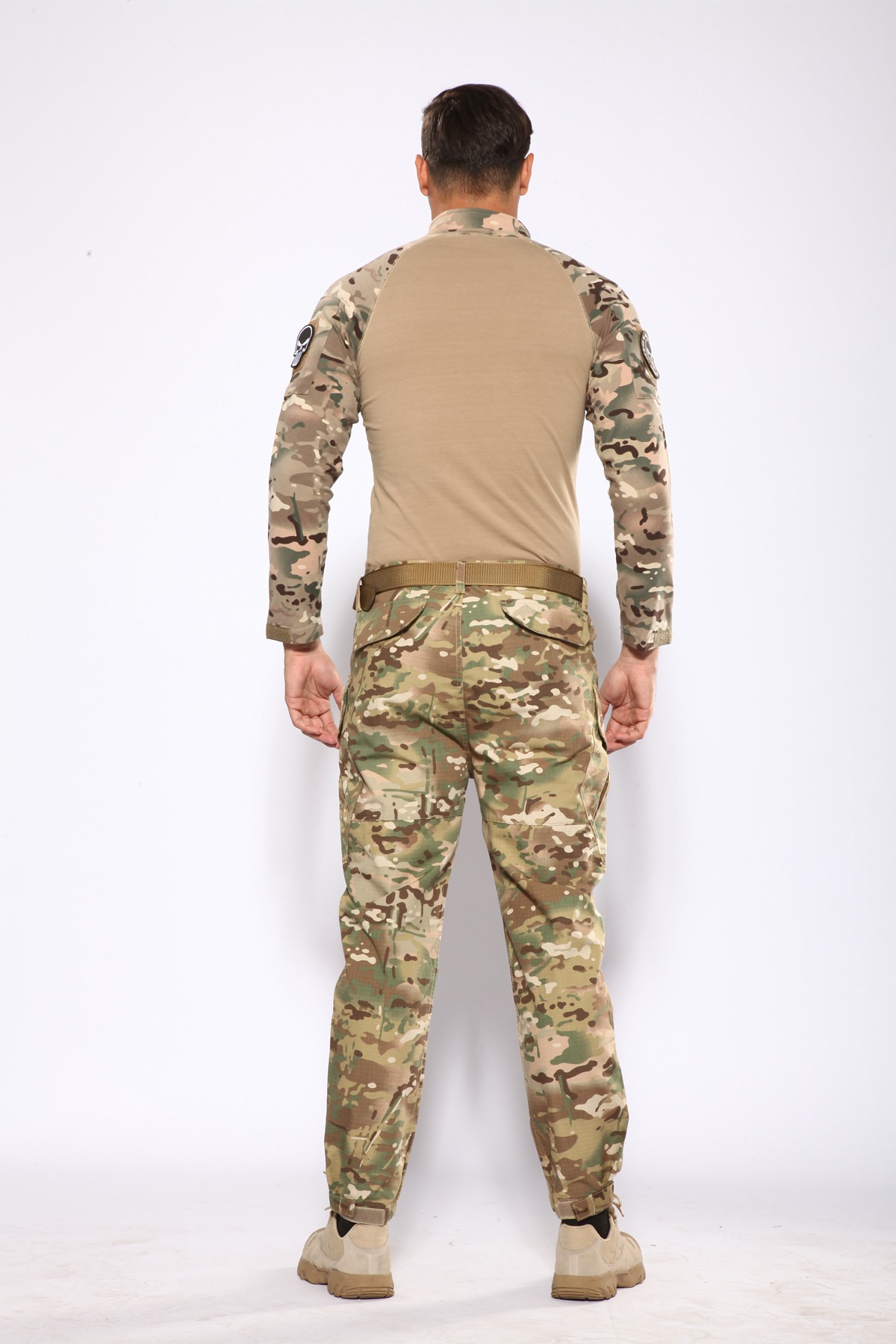 新款美军针织青蛙服长袖蛙服套装上衣迷彩野战套服训练服