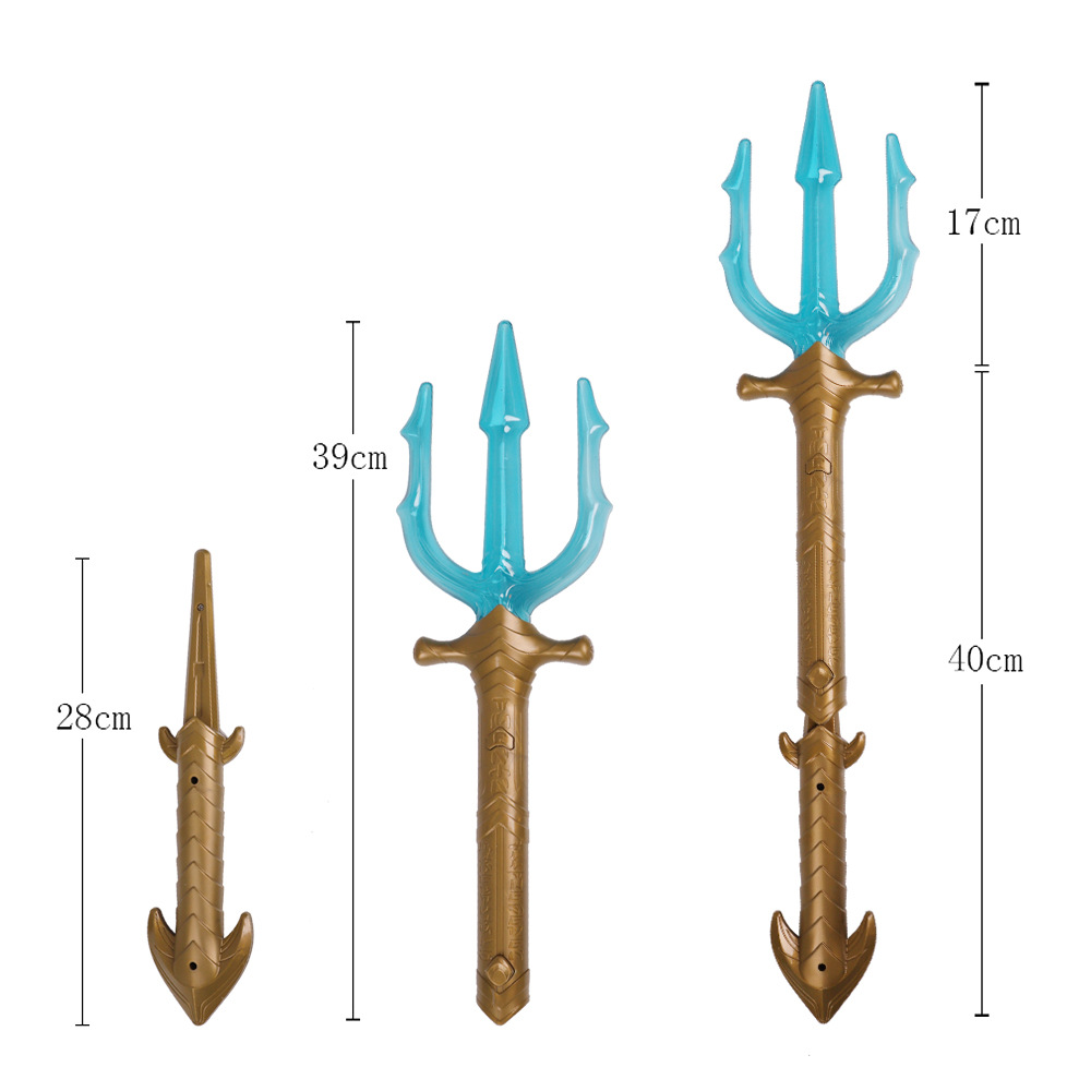 海王三叉戟 海王叉 玩具儿童声光武器道具亚特兰蒂斯兵器演出道具