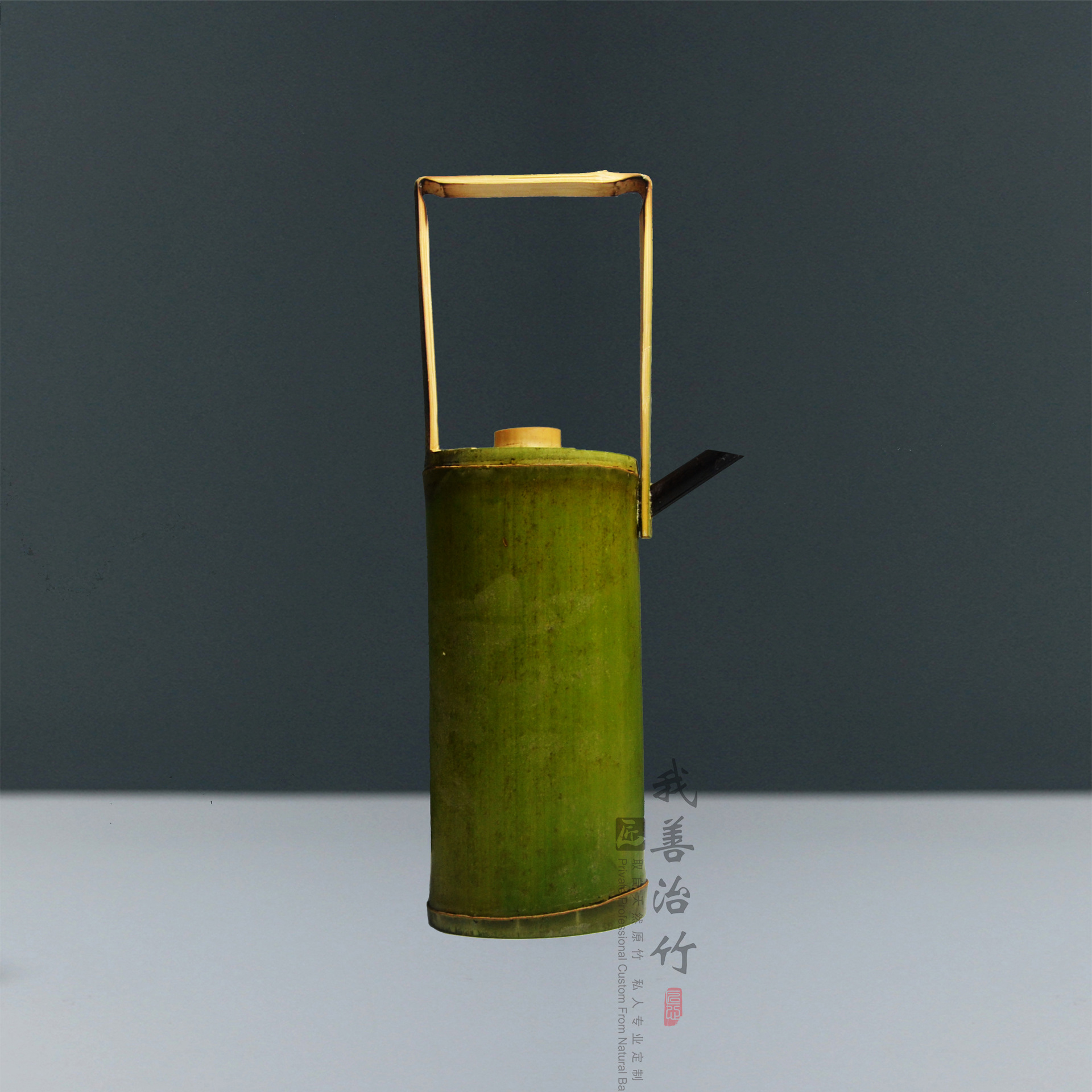 厂家批发天然竹酒筒竹子分酒器竹酒桶竹水壶竹制食物料理竹器酒店