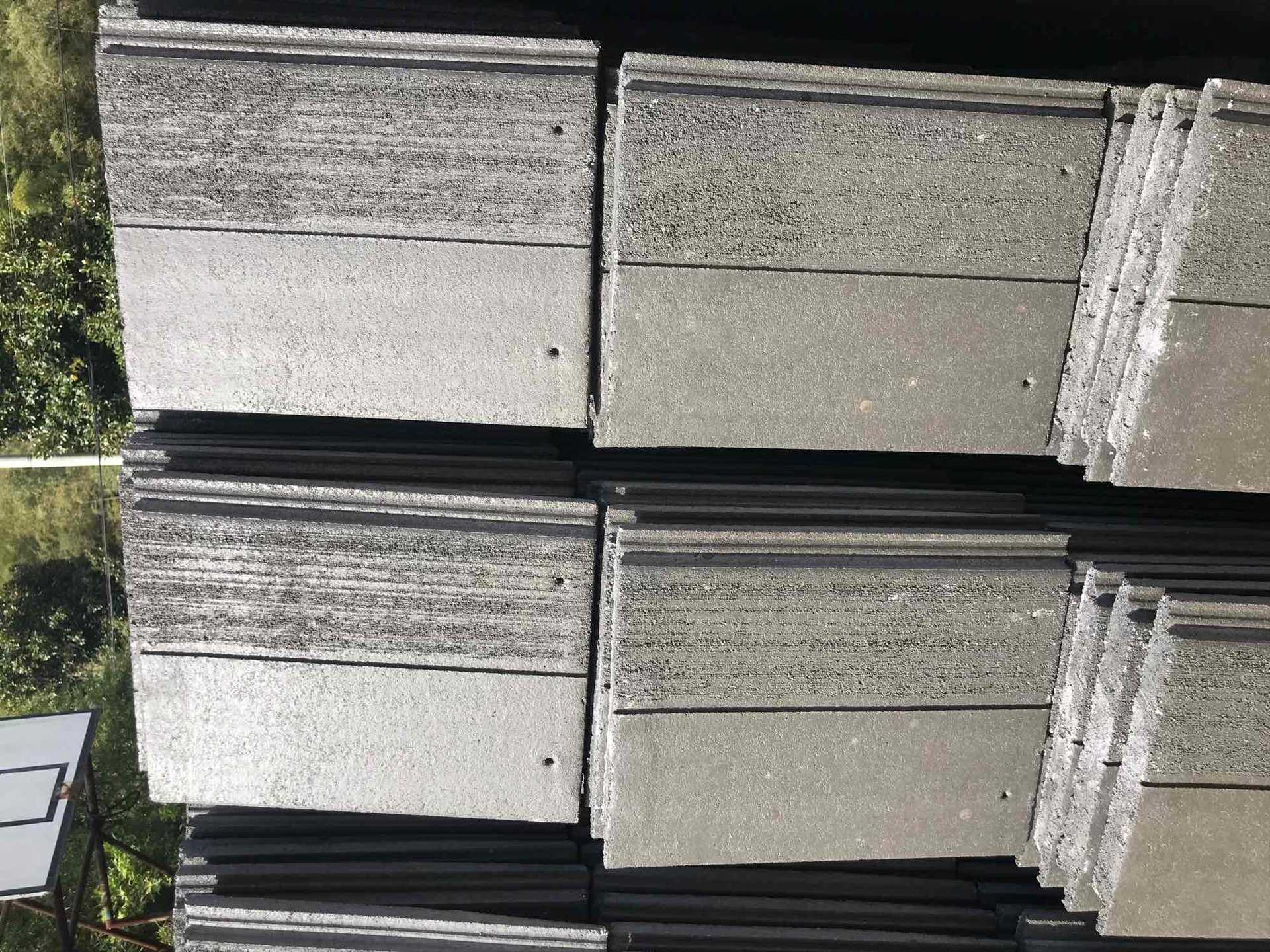 厂家直销辊压通体水泥陶瓷平板屋面别墅平瓦片田园彩瓦