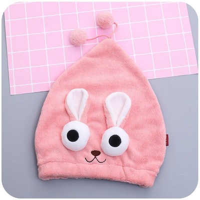 儿童浴帽干发帽吸水可爱女童速干洗发浴室公主民族风加长小童头巾