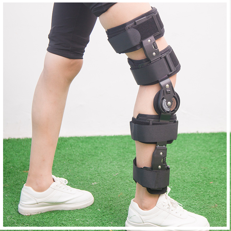 膝部固定支具可调节腿部固定支具腿部固定夹板现货可代发