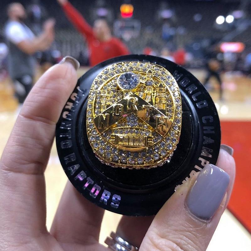 2019年nba猛龙队总冠军戒指多伦多加拿大球迷指跨境外贸热销饰品