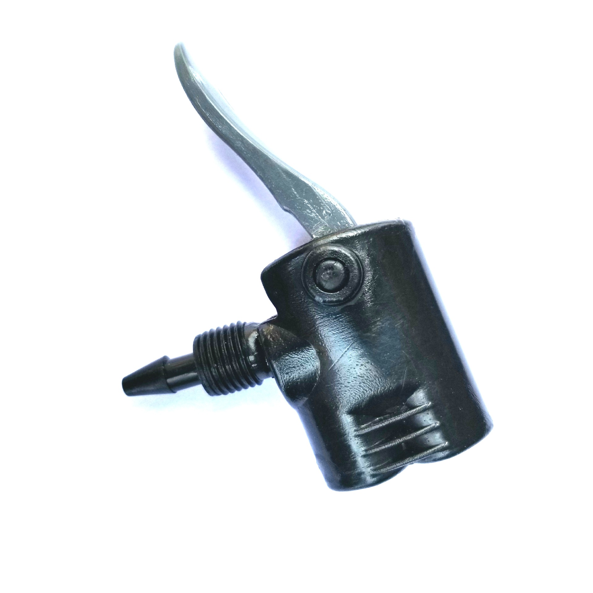 打气筒配件白色美式充气嘴 多功能英嘴美嘴法嘴气嘴通用气嘴压把