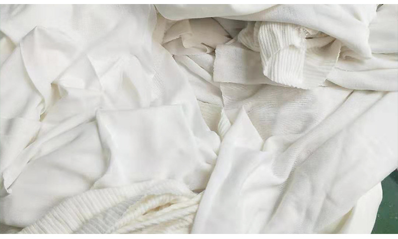 厂家直销全棉白工业抹布碎布头无尘 擦机布吸水吸油全棉白色抹布