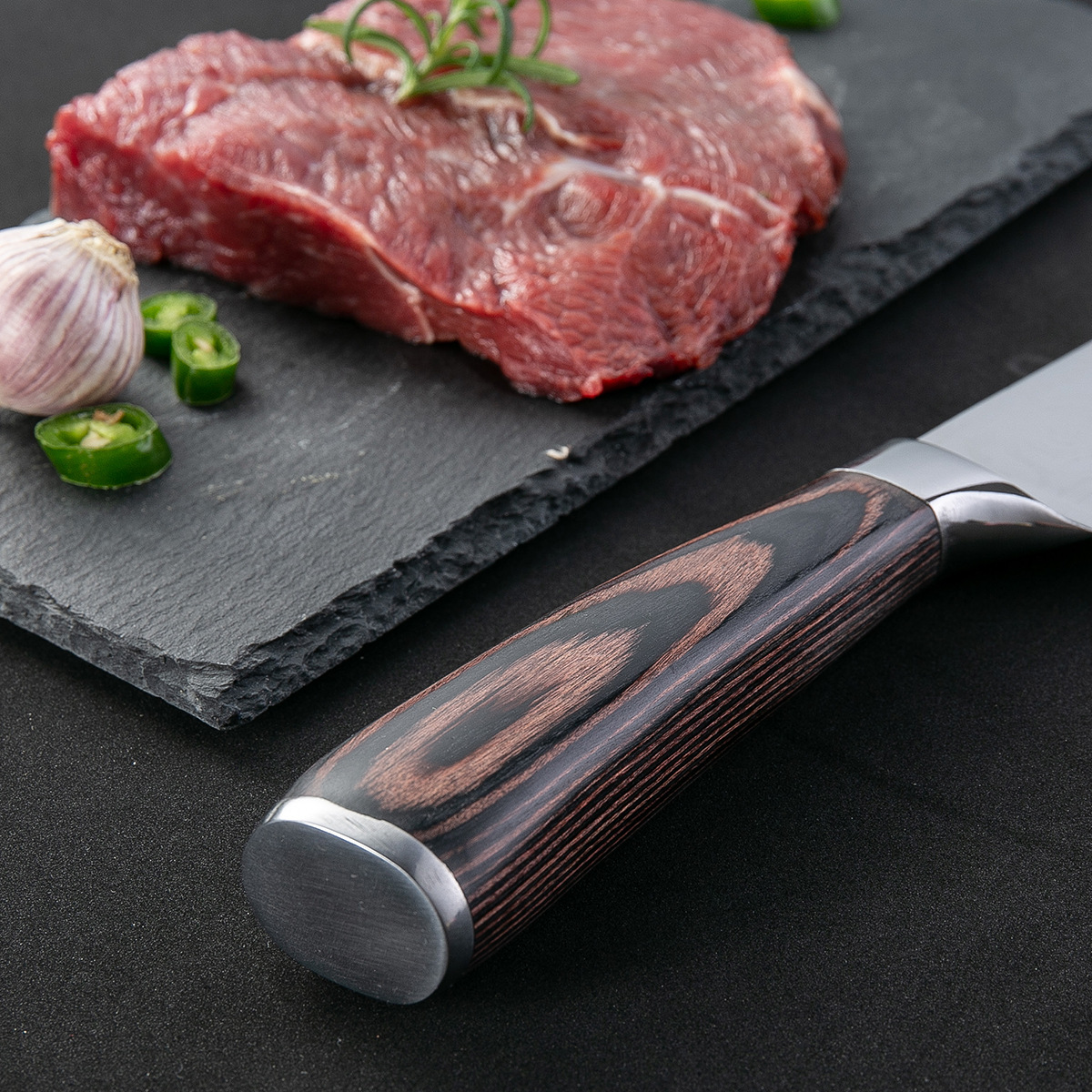 德国菜刀主厨刺身切片刀厨师多用刀料理刀鱼片刀5crmov