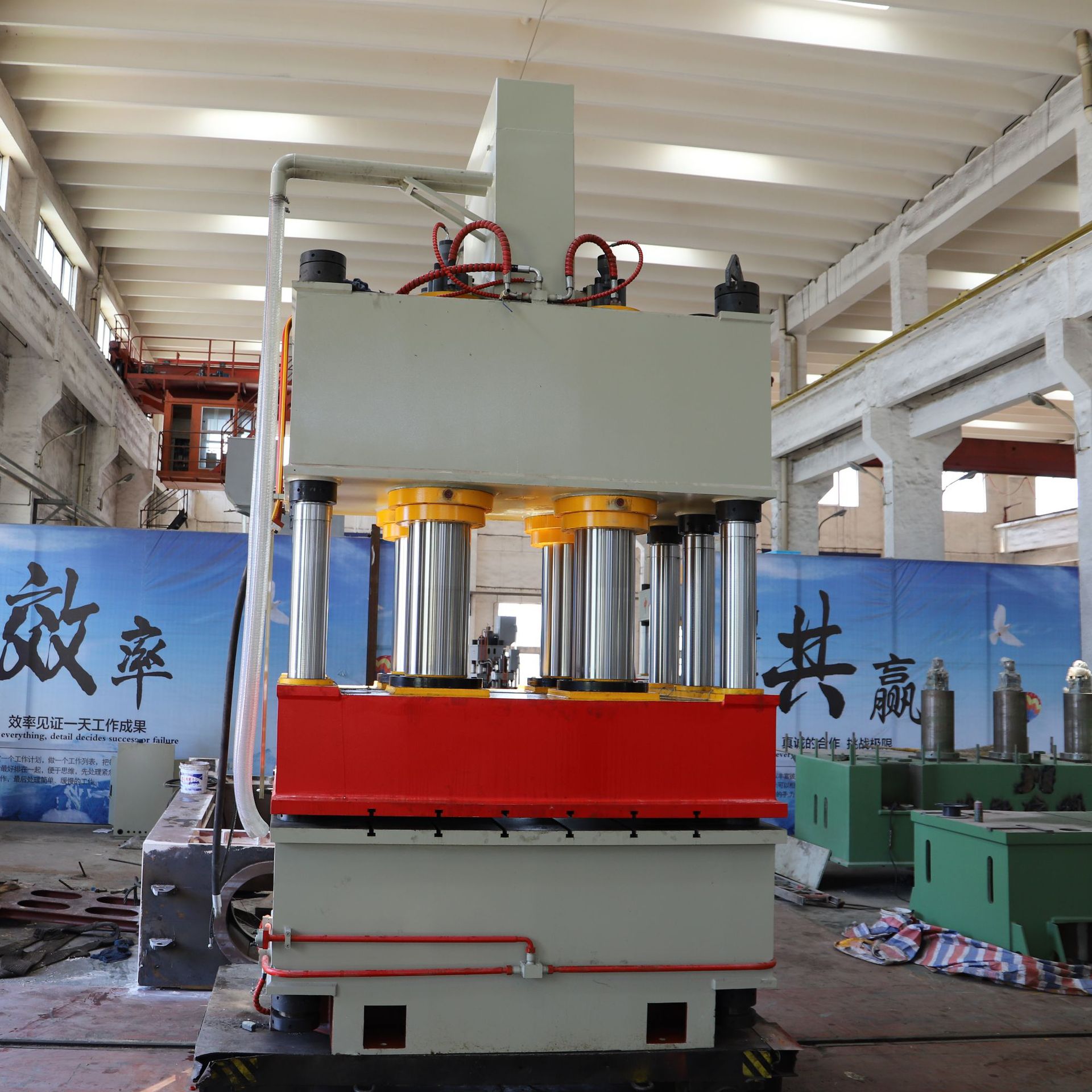 液压机厂家新款 铁门压花机 1000吨四柱液压机 钢木门压花机