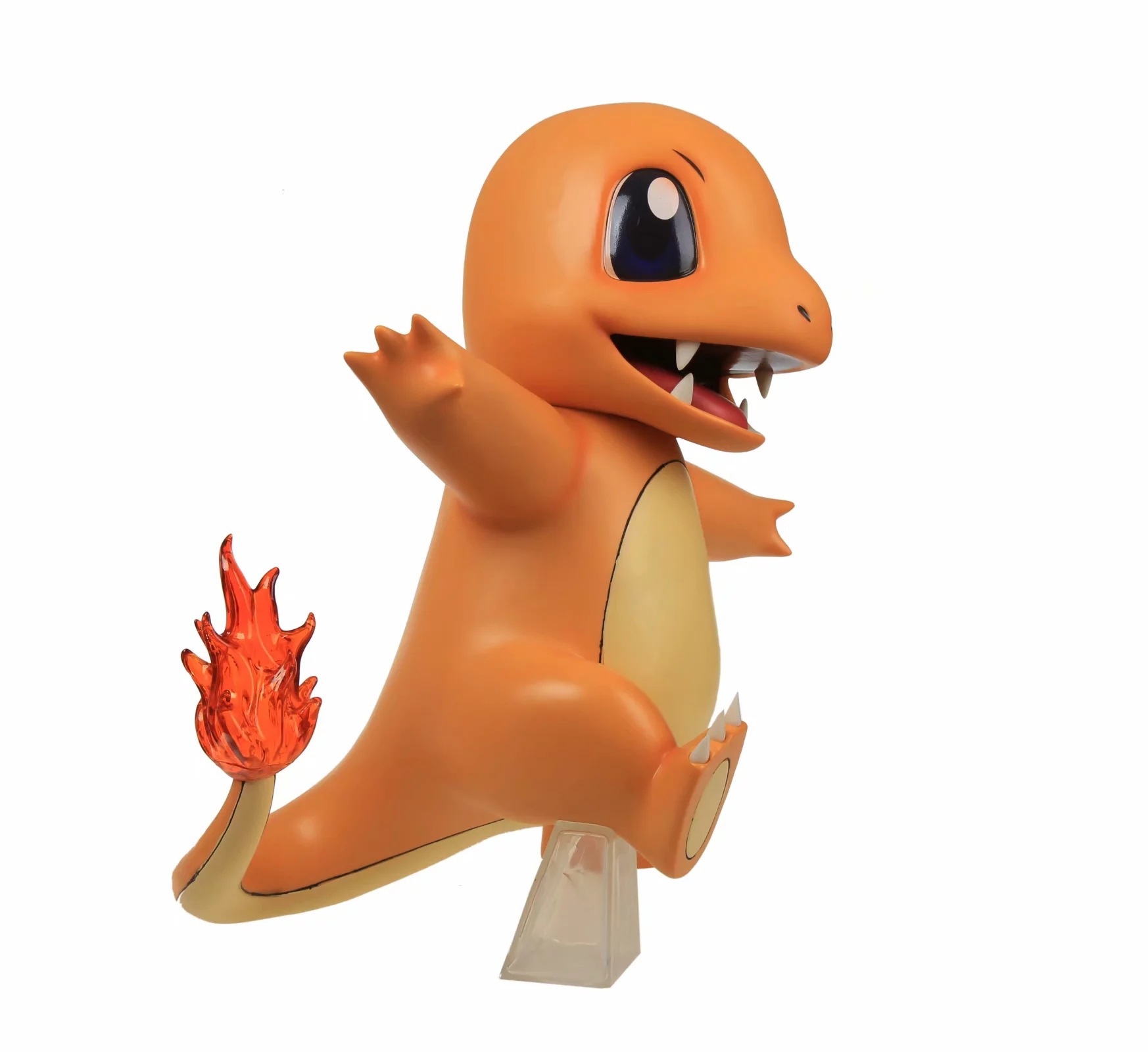 宠物小精灵 神奇宝贝 1:1小火龙 头部可动 尾巴发光 手办模型摆件