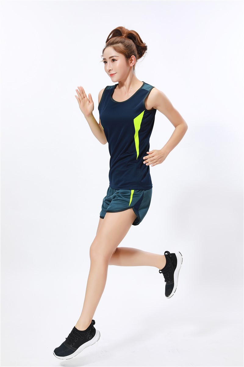 田径服套装跑步运动透气速干衣女同款运动比赛训练队服