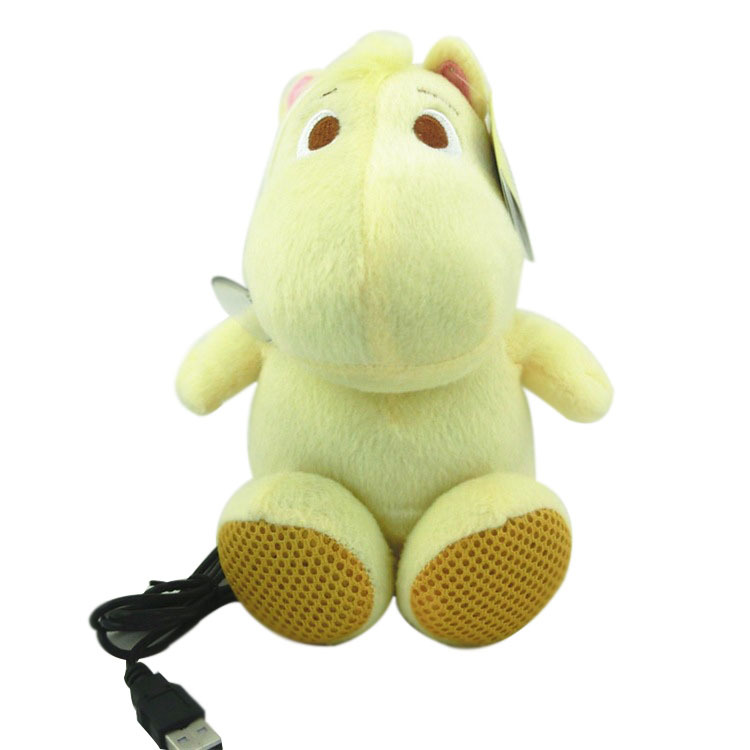 姆明河马毛绒公仔动物音箱手机mp3电脑迷你小音响情侣生日礼物